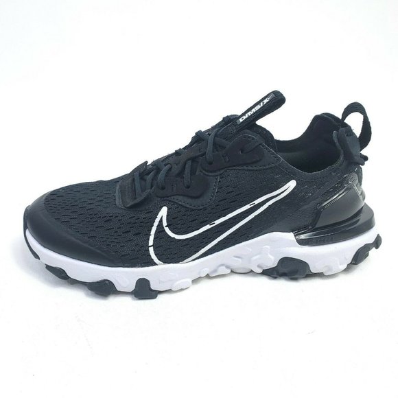 Nike Other - Nike React Vision Big Kids Youth 6Y Running Shoes CD6888-006 Black White Low